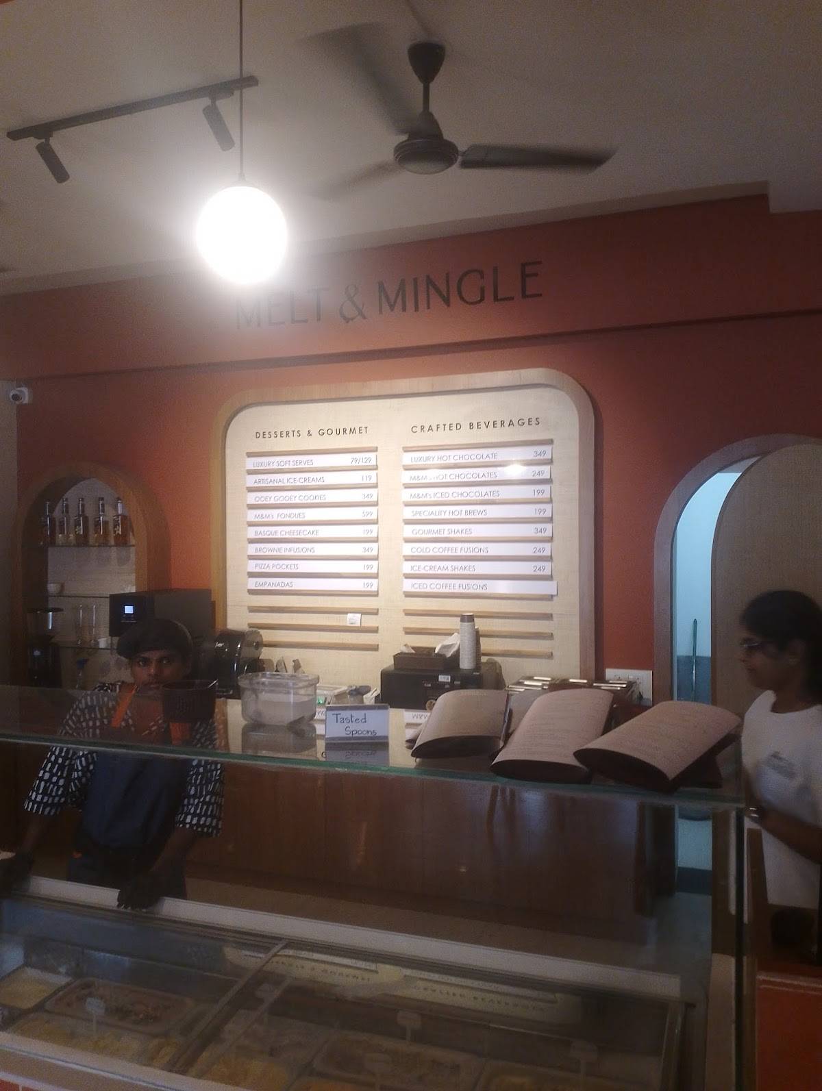 Melt and Mingle menu