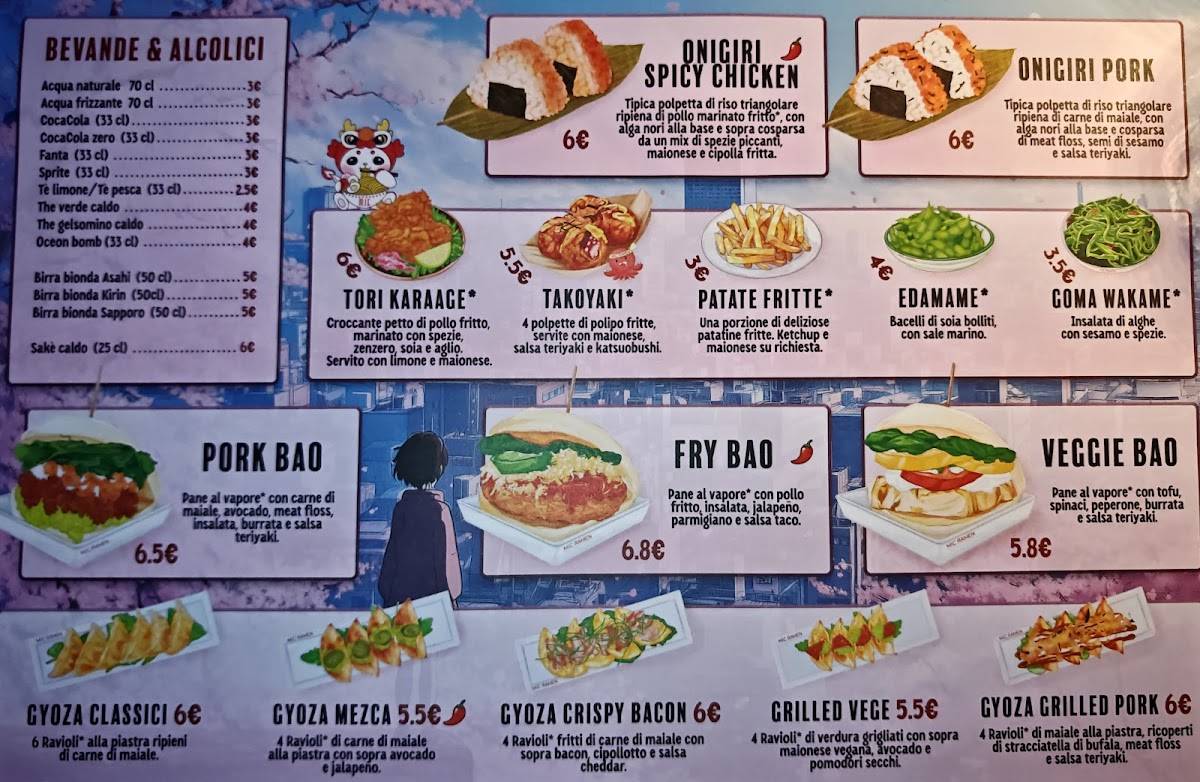 Menu di Mic Ramen Udine 