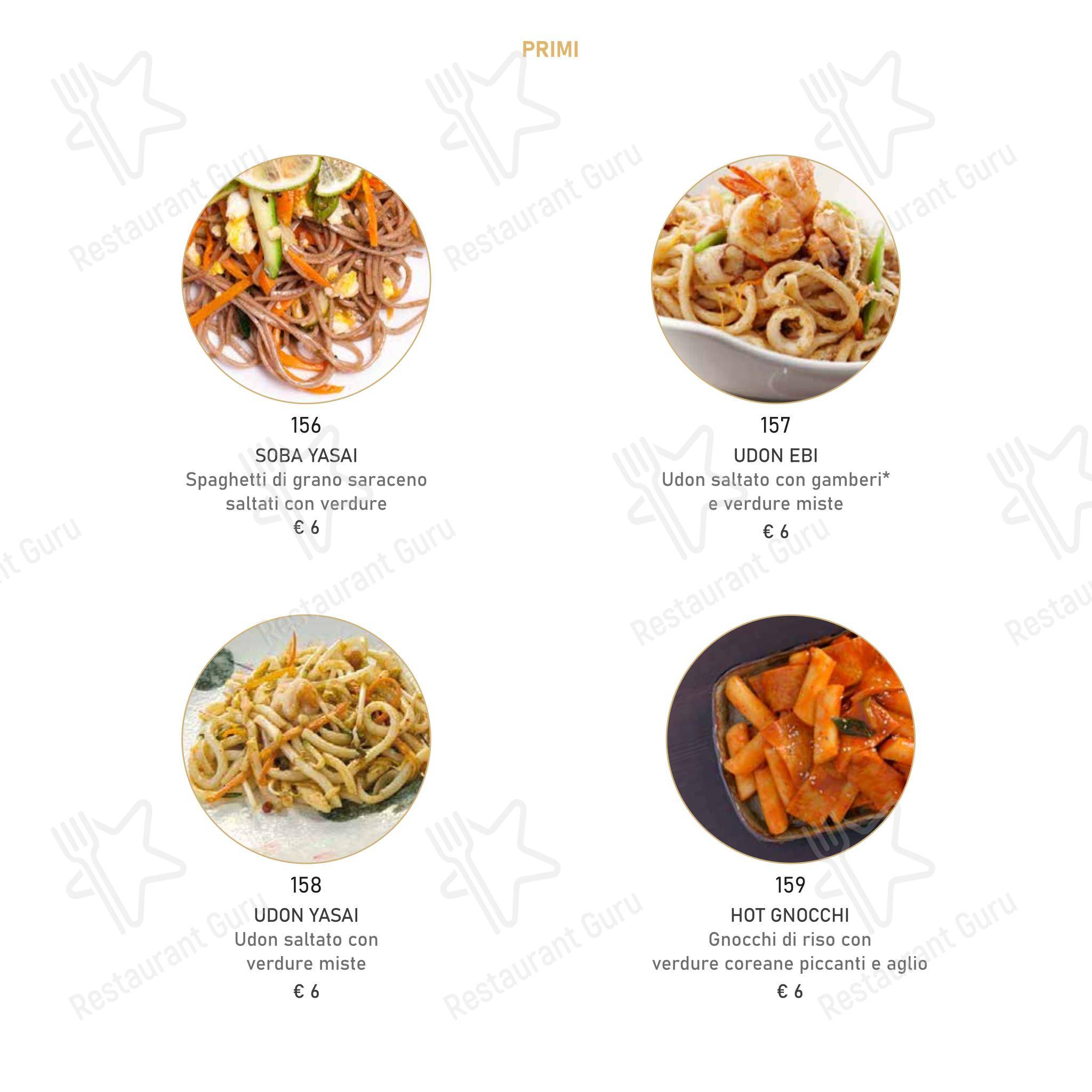 Menu di Mikaku sushi - Menu