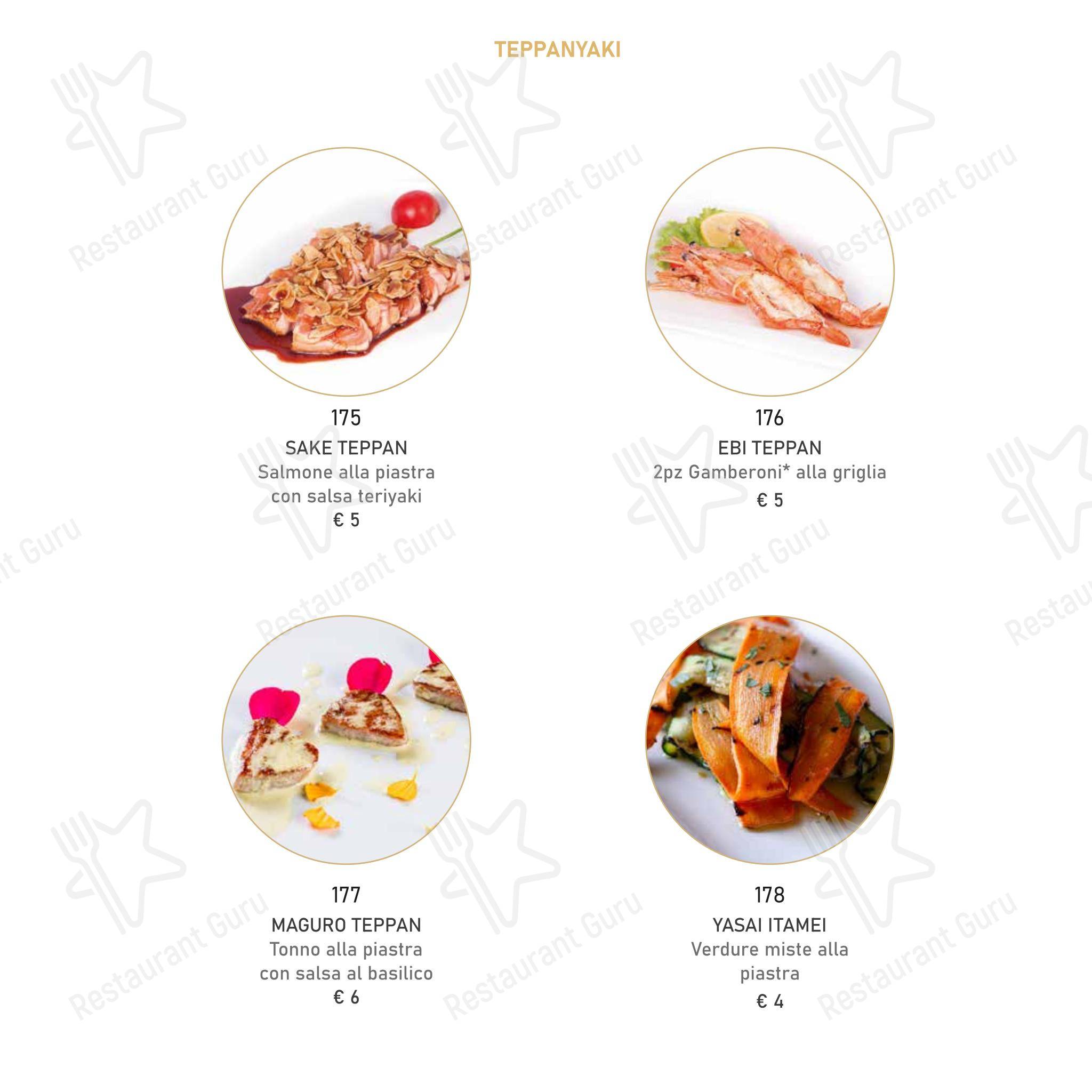 Menu per Mikaku sushi in Rimini