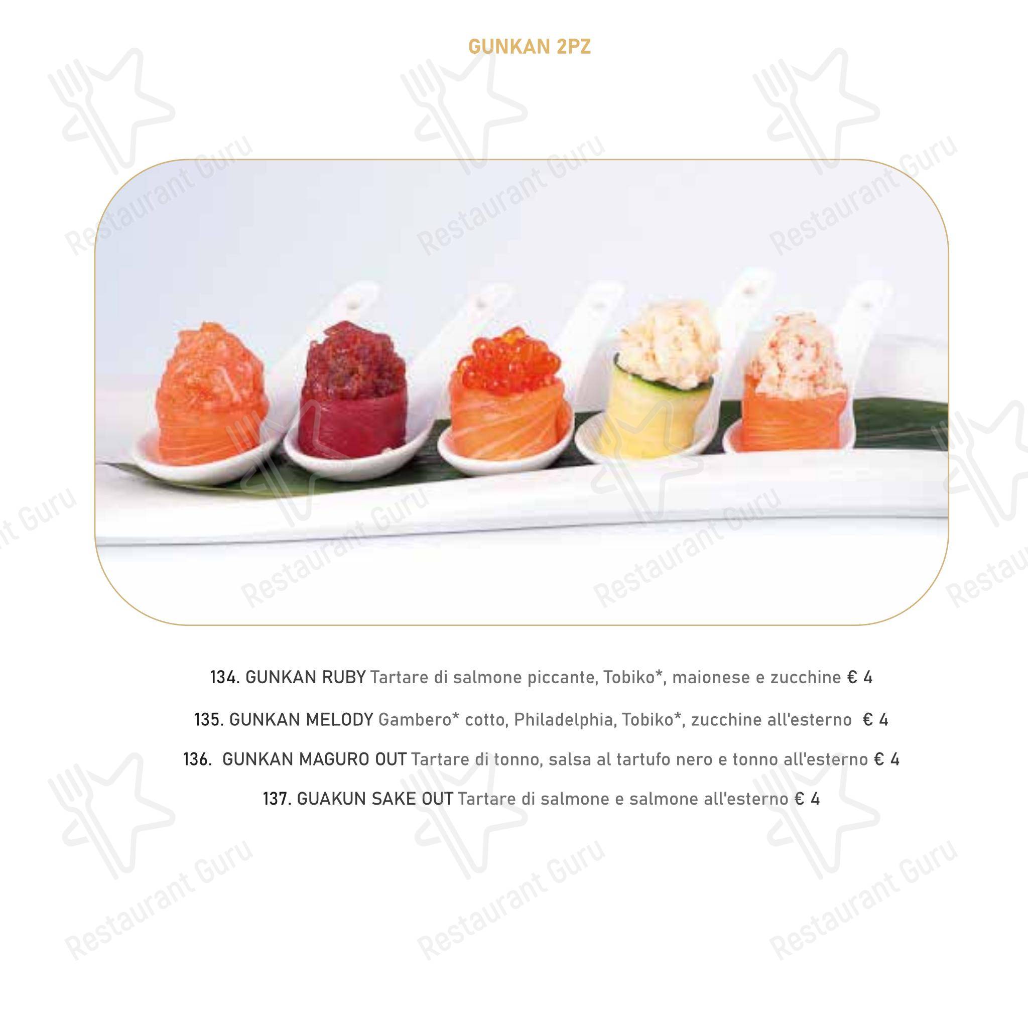 Mikaku sushi in Rimini - Menu