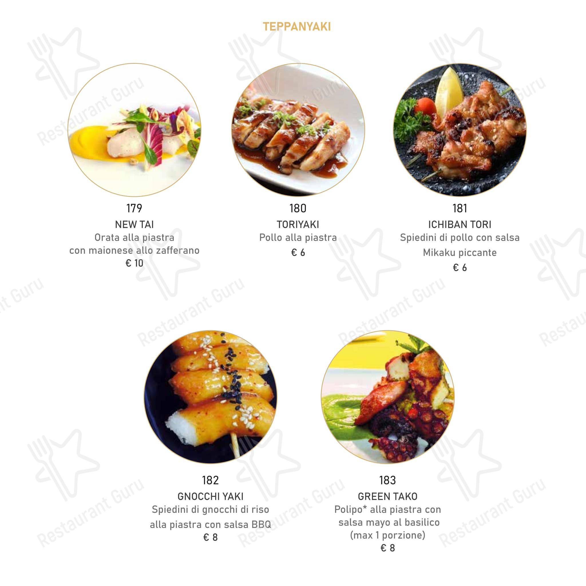 Menu di Mikaku sushi - Menu