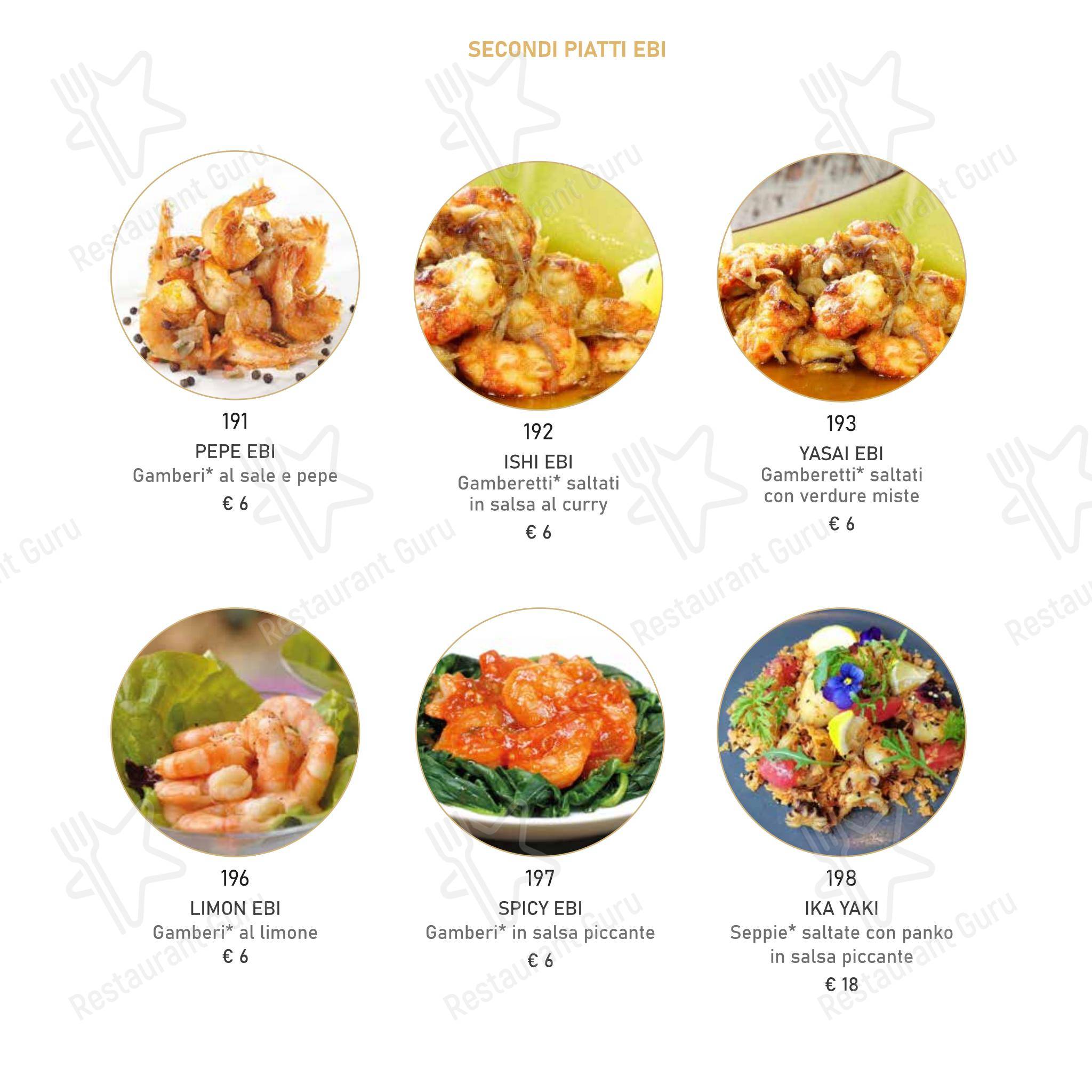 Menu di Mikaku sushi - Menu