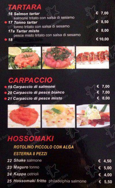 Menu di Coco Ristorante Sushi 