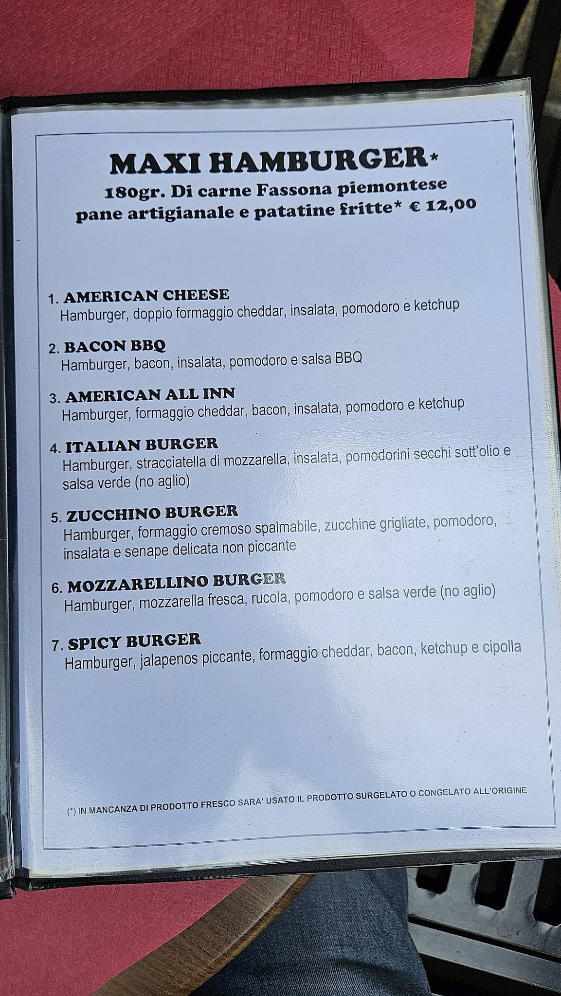 Menu di Henry's Cafe 