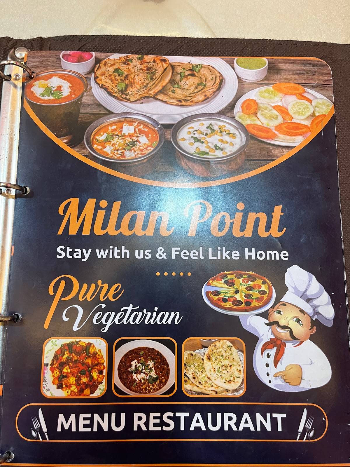 Milan Point Restaurant menu