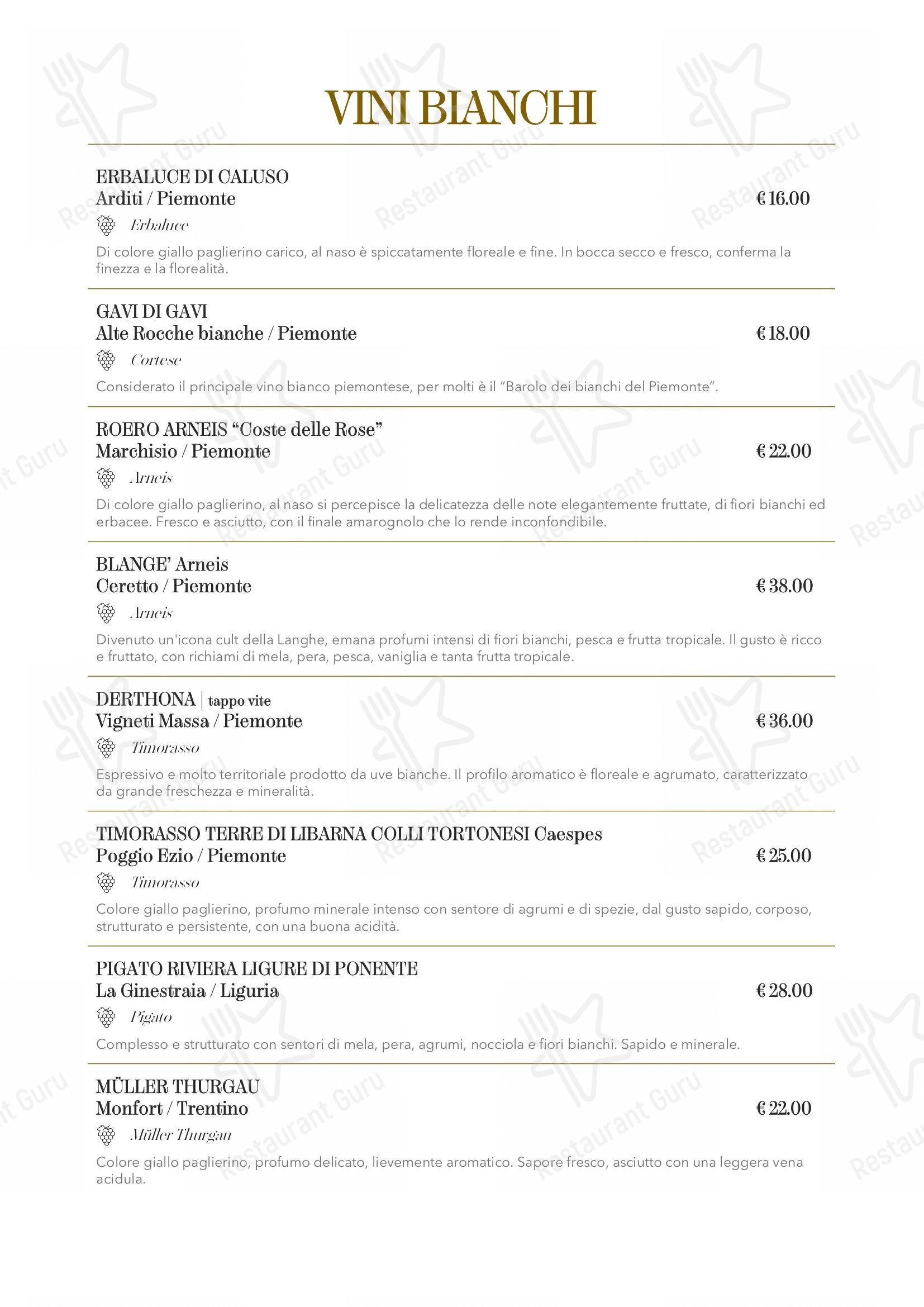 Menu per Trattoria La Rava e La Fava ristorante