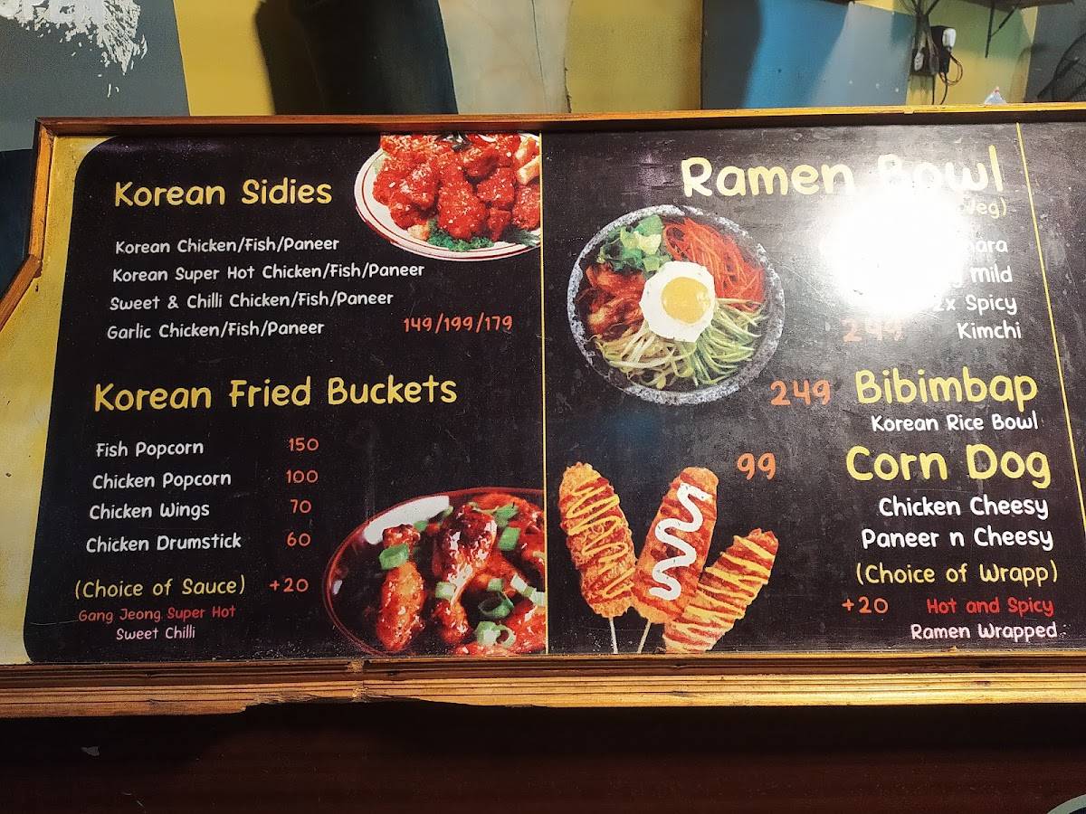 Minga - The Korean Fusion menu