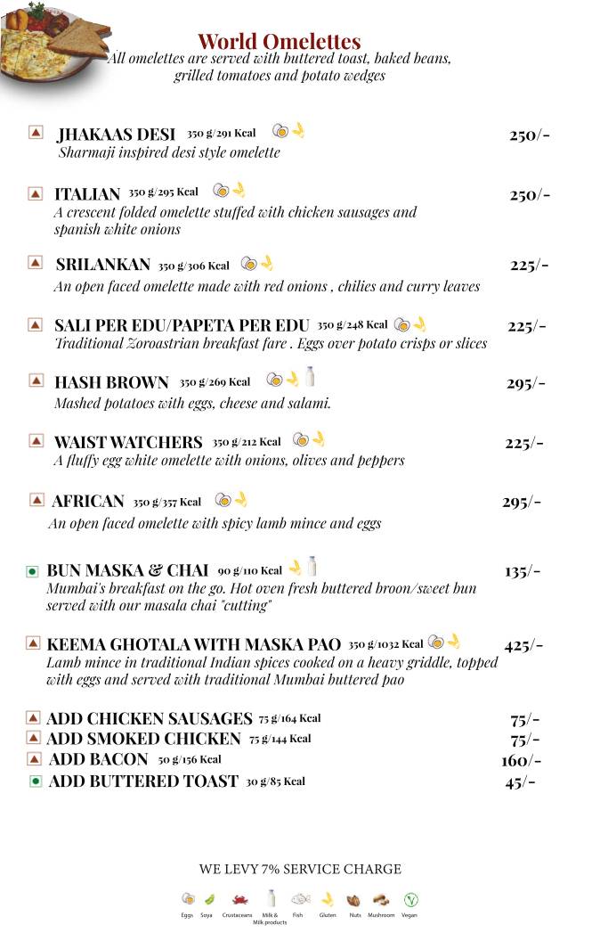 Mocha Cafe & Bar menu