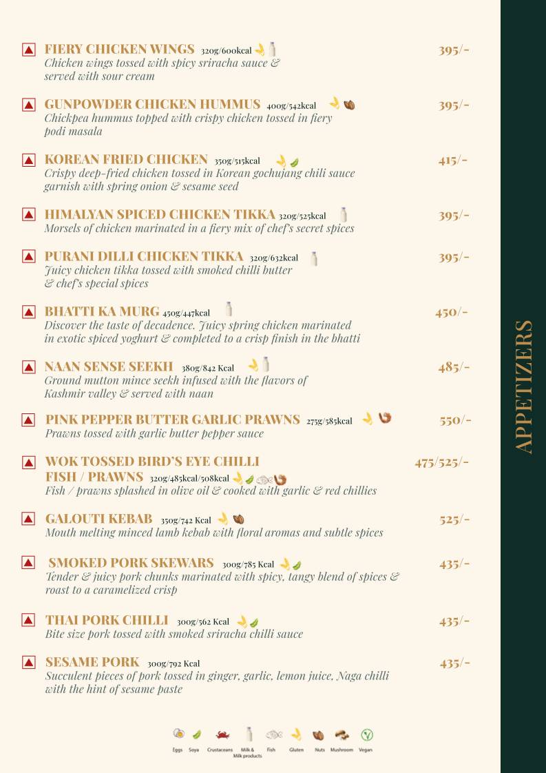 Mocha Cafe & Bar menu