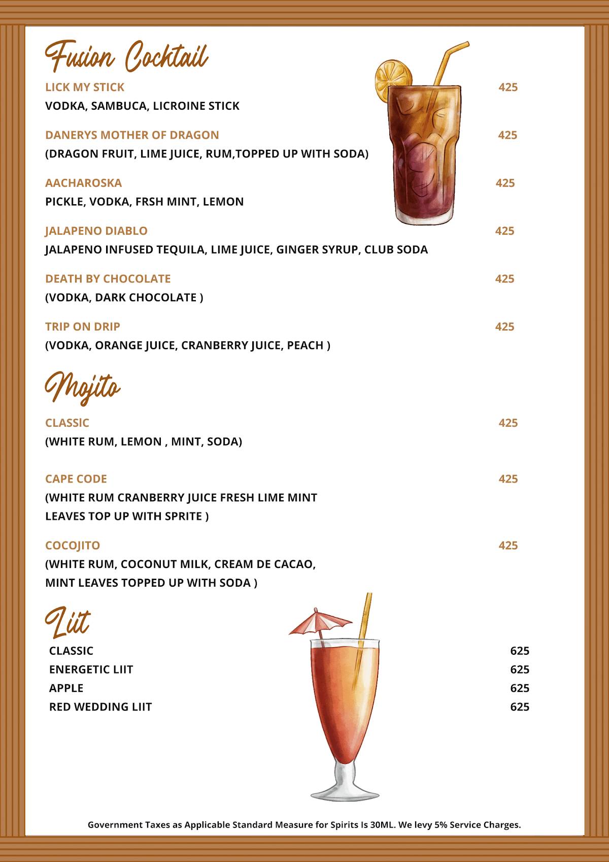 Themis Barbecue House, Ambala menu