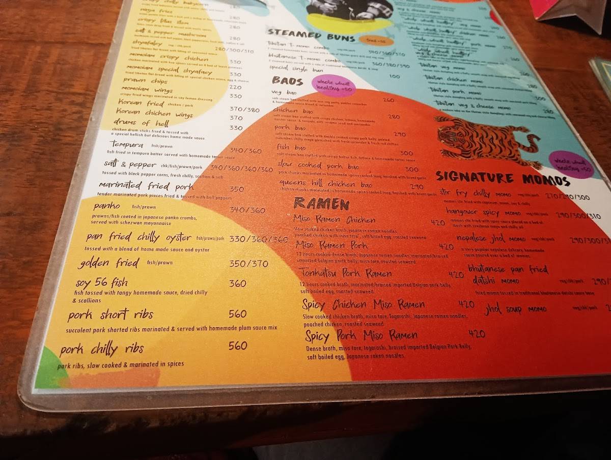 Momo I Am Salt Lake Sector 1 menu