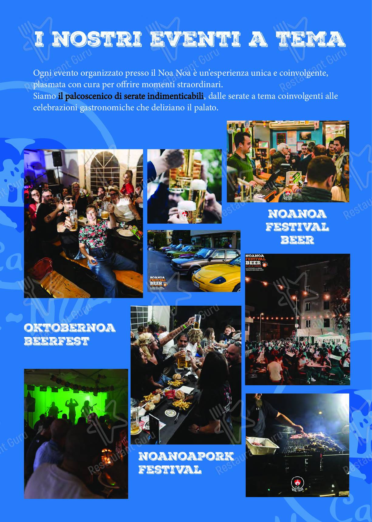 Menu di Noa Noa Cafe' Di Martinelli Fabiola - piatti e bevande