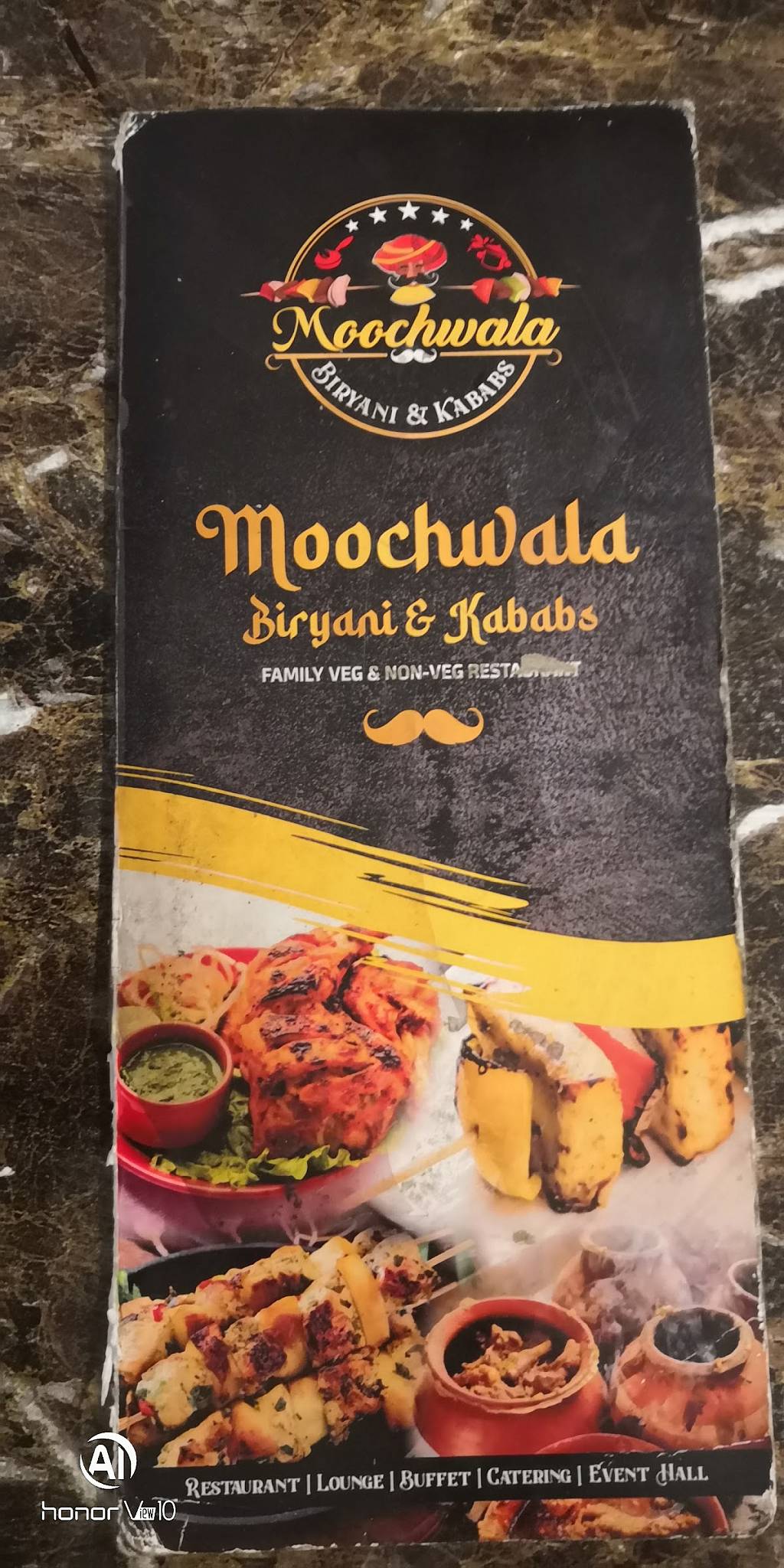 Moochhwala Biryaani & Kababs menu