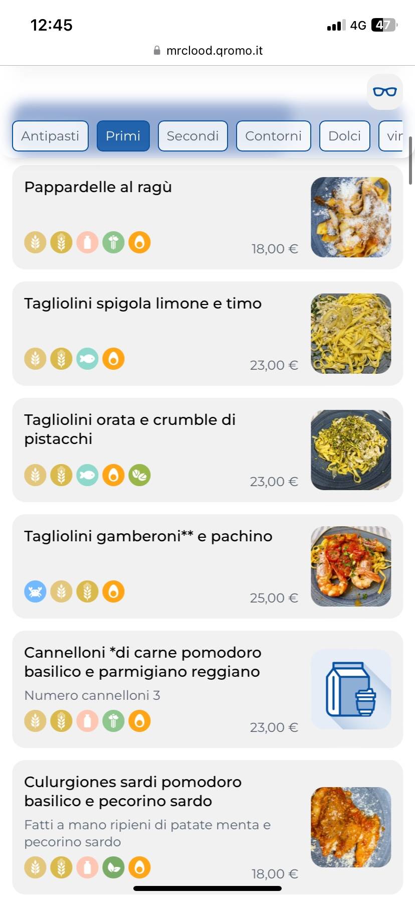 Menu di Mr.Clood Bistrot 