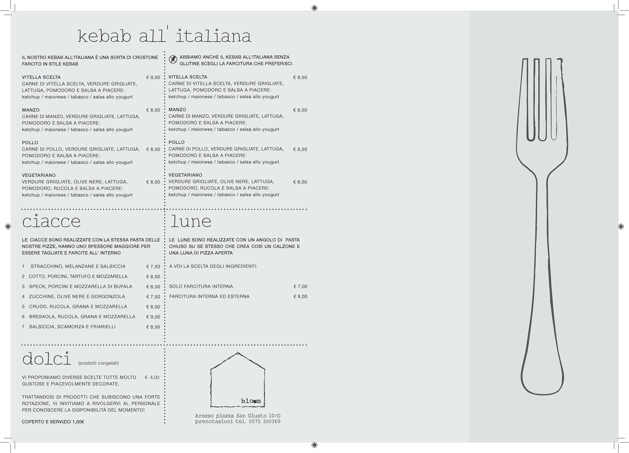 Menu di Mr bloom 