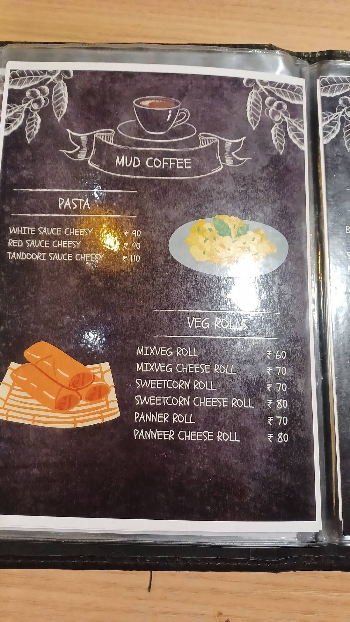 Mud Coffee (Jaganmohan Palace) menu