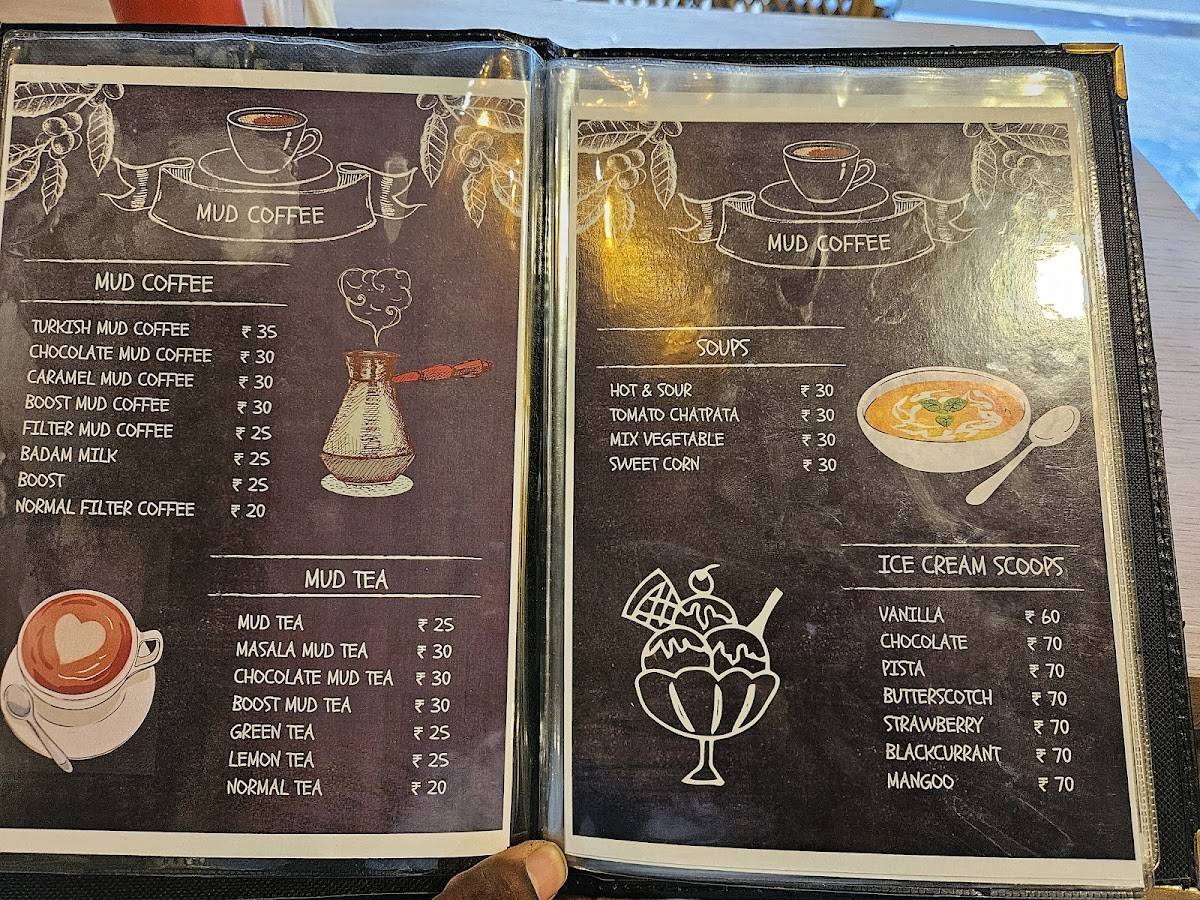 Mud Coffee (Jaganmohan Palace) menu