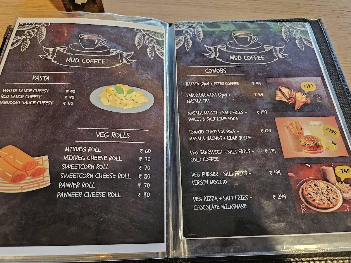 Mud Coffee (Jaganmohan Palace) menu