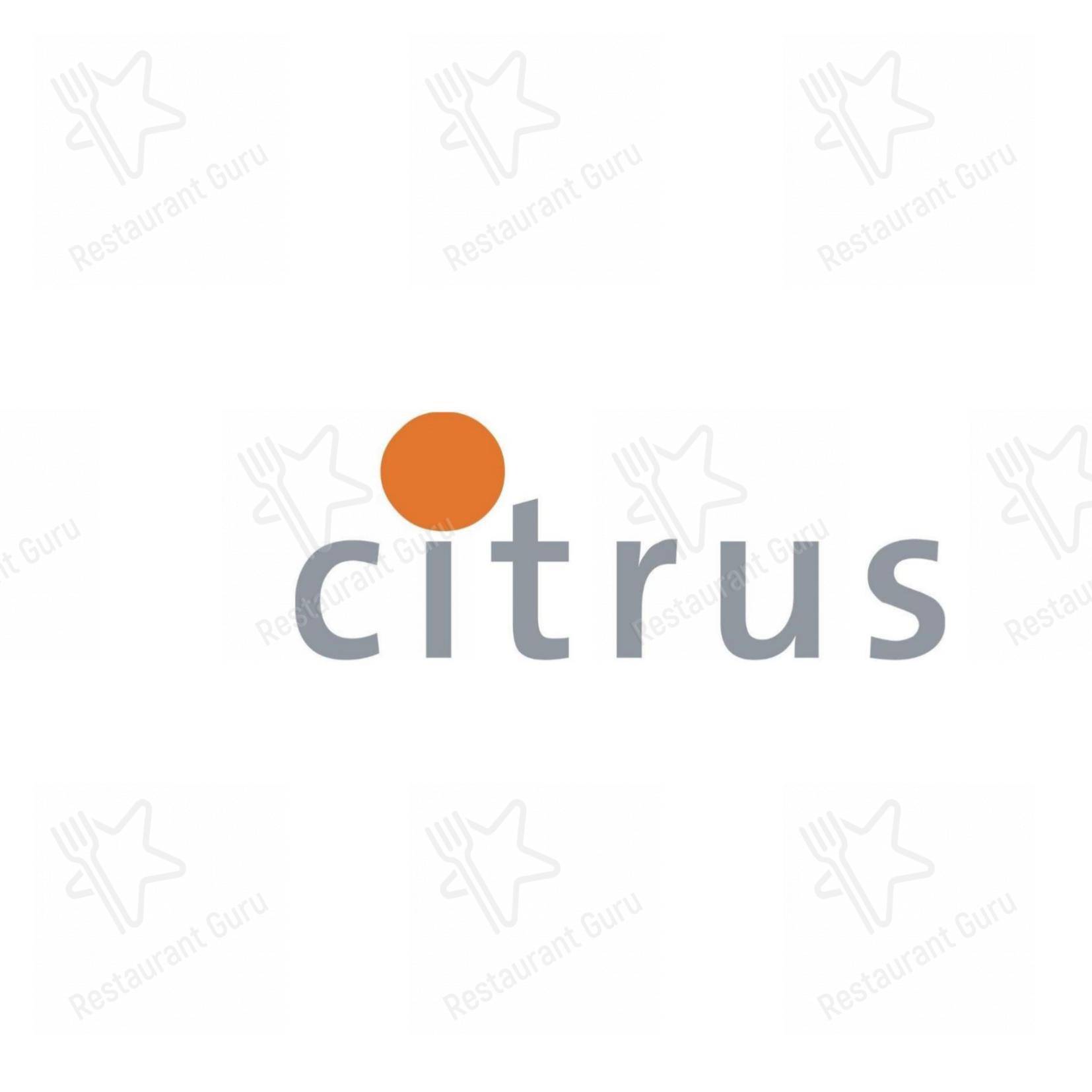 Citrus - Fine Dining Restaurant in Mumbai - Menu