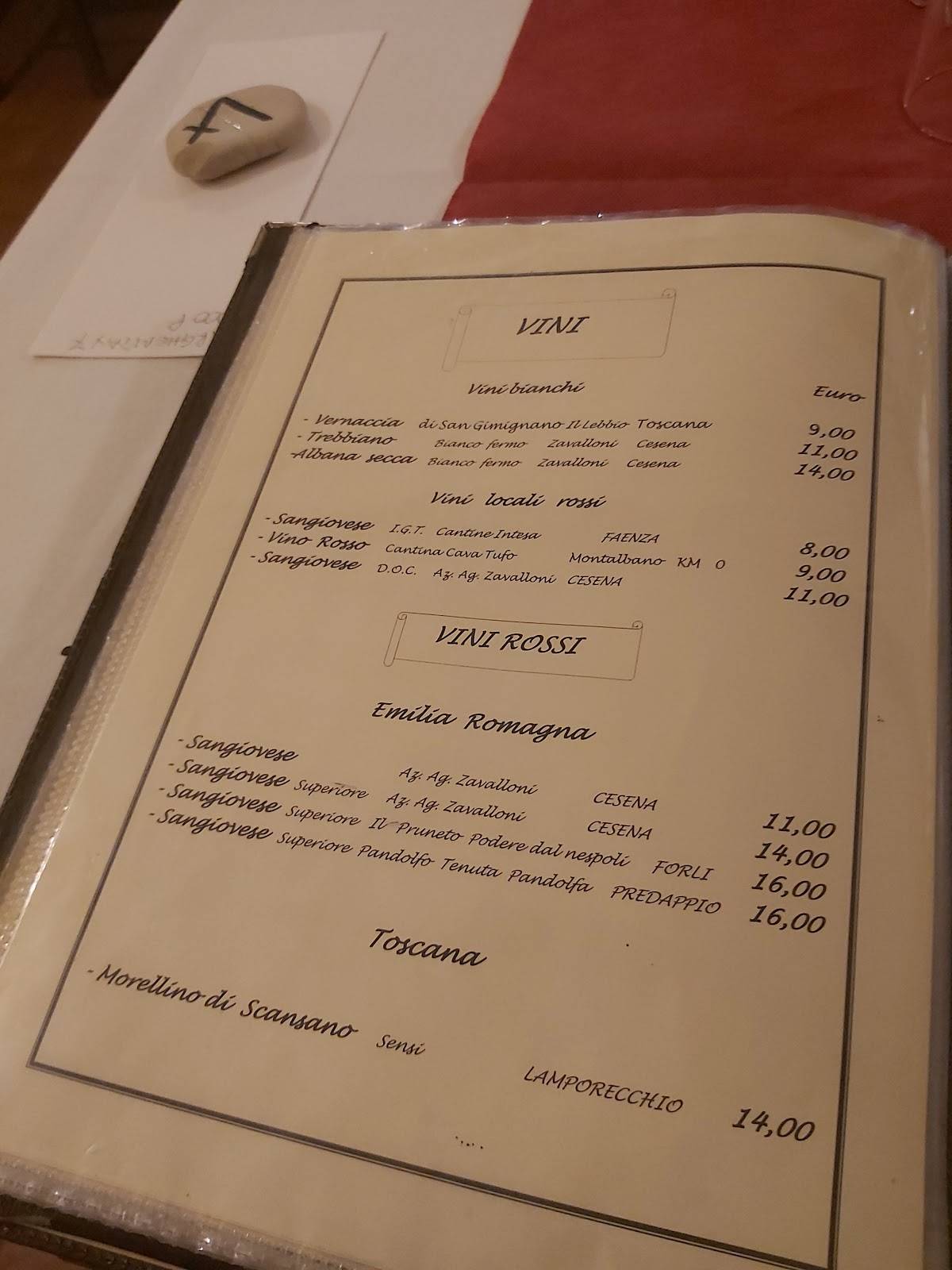 Menu di Il Podere 