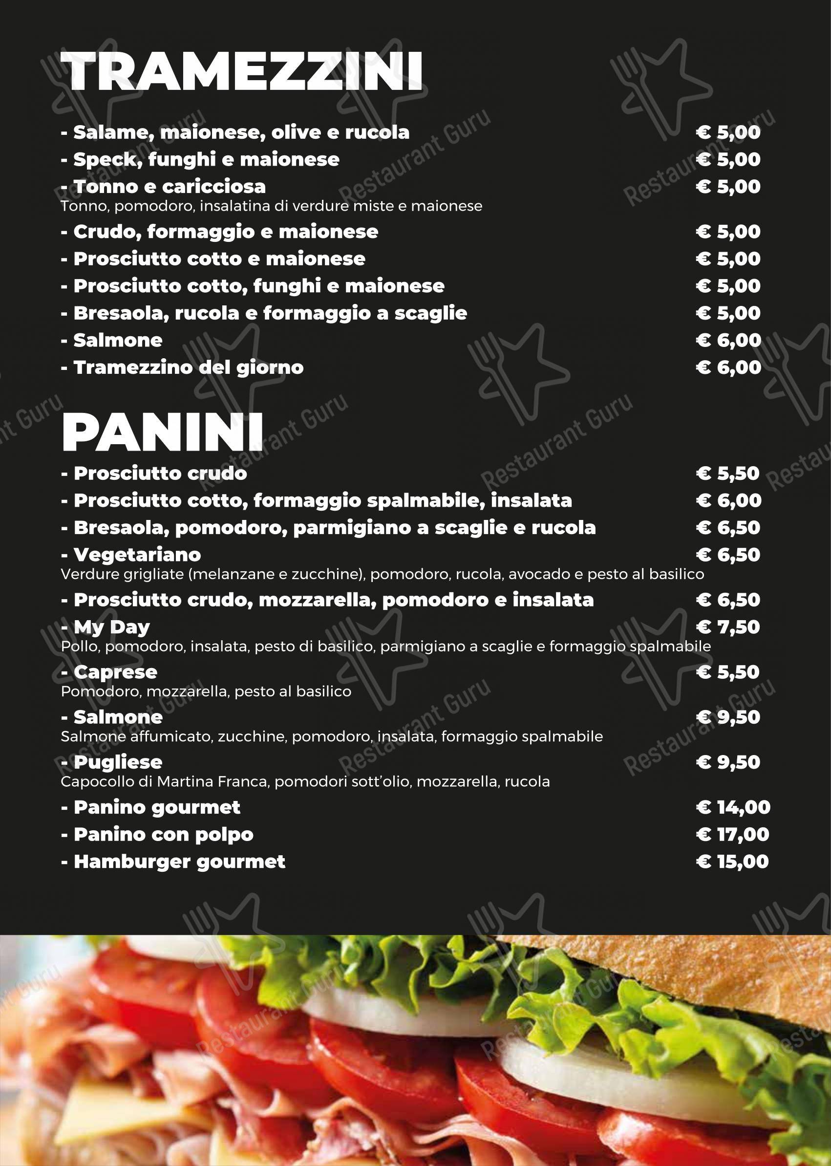 Menu di My Day - Menu