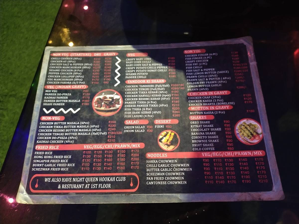 Menu at NIGHT QUEEN BANQUET HALL, Khasmallik