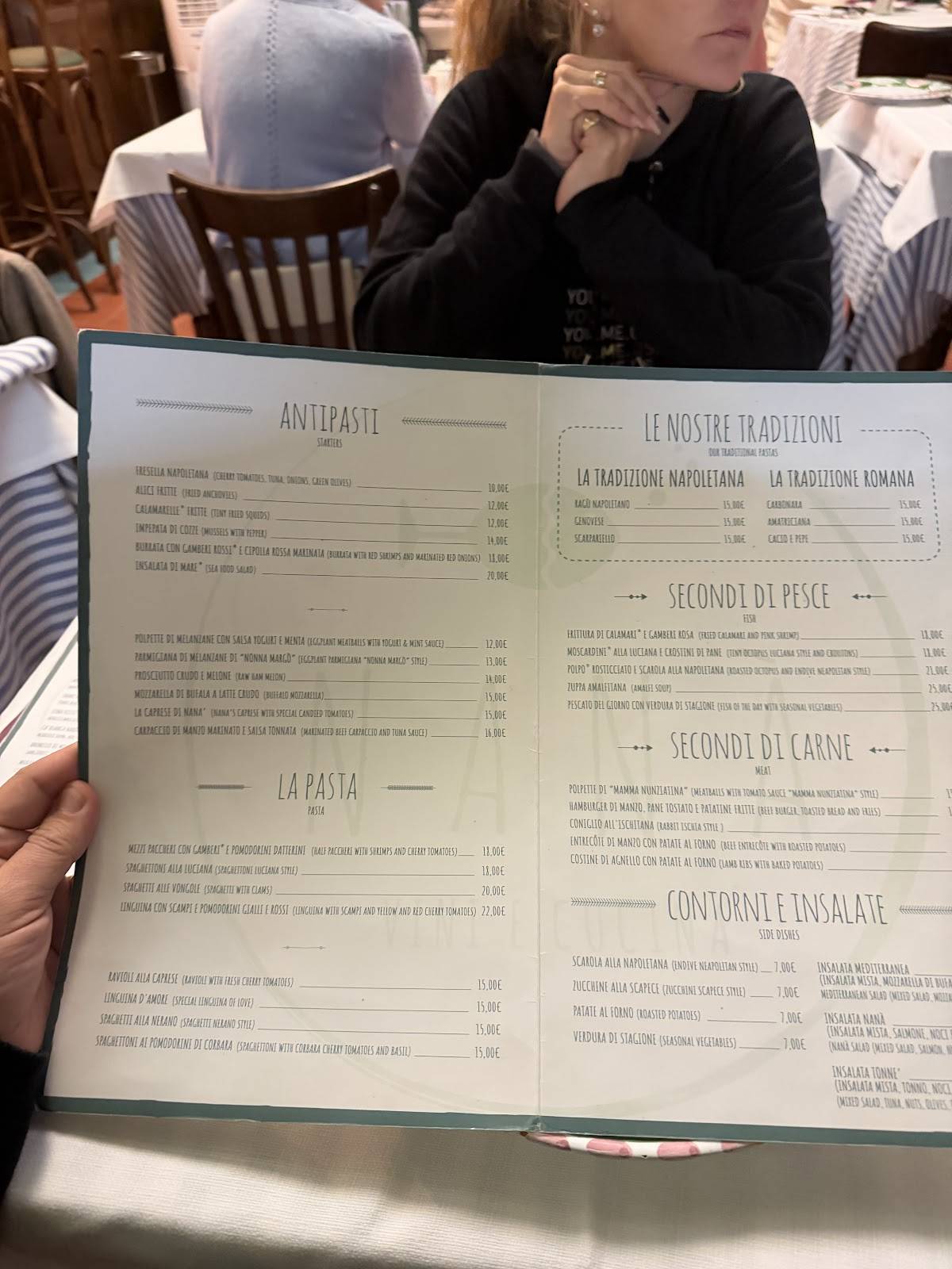 Menu di Nanà Vini e Cucina 