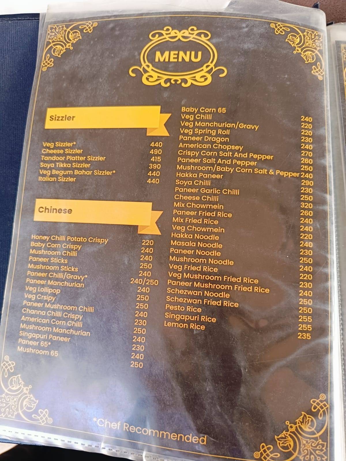 Nanak Dhaba-Veg Restaurant in Ranchi menu