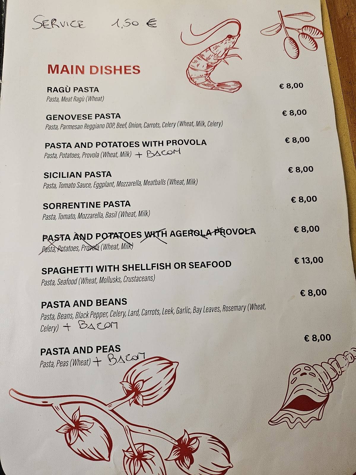 Menu di Mammamì Neapolitan Take Away 