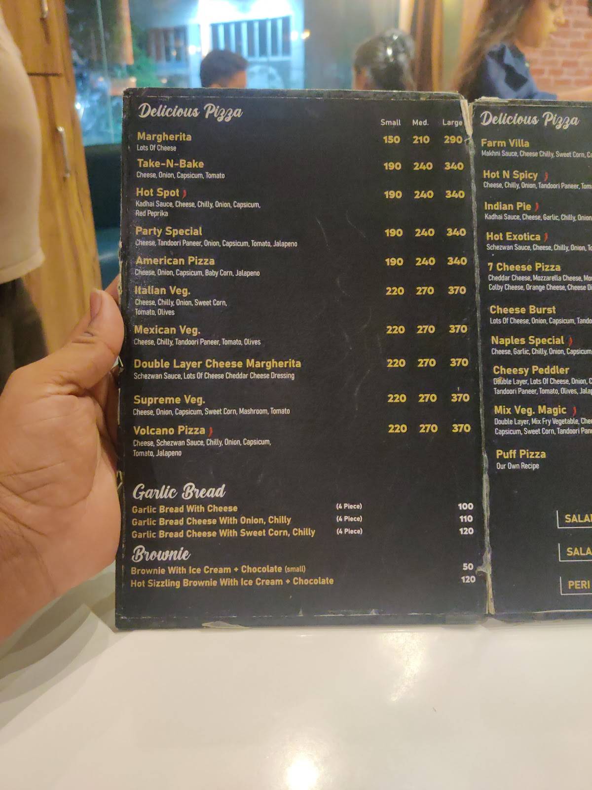 Naples Pizza - Mavdi menu