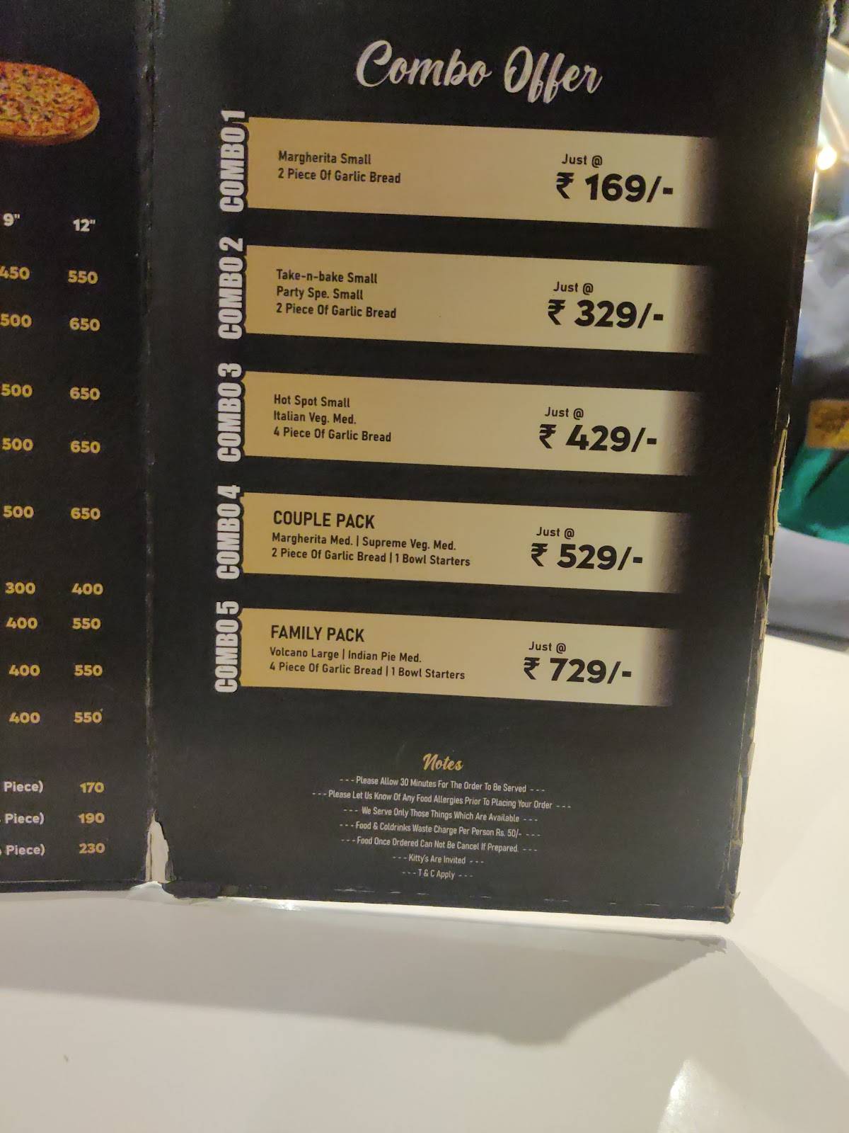 Naples Pizza - Mavdi menu