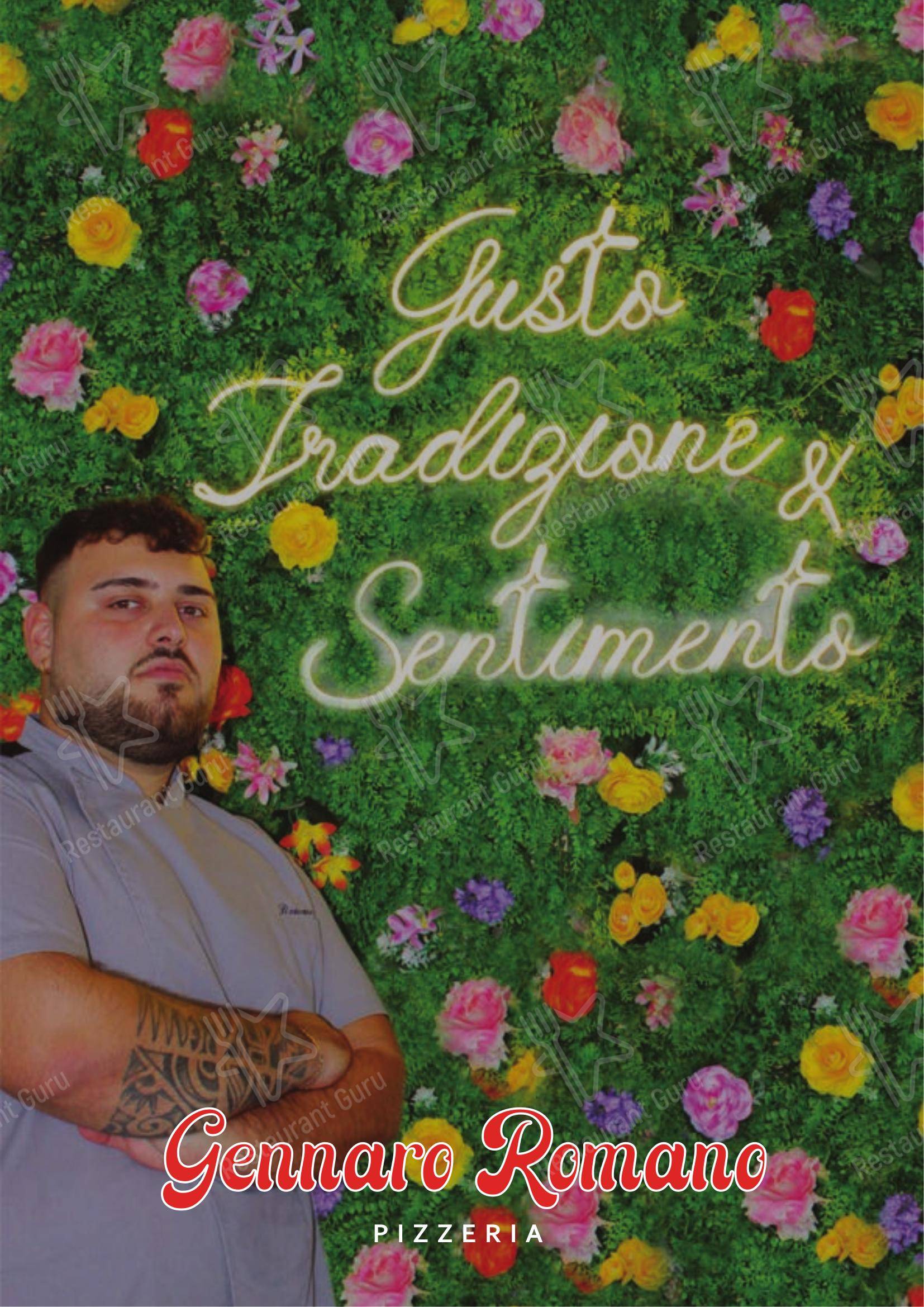 Menu di Napule 'e Notte - 菜单