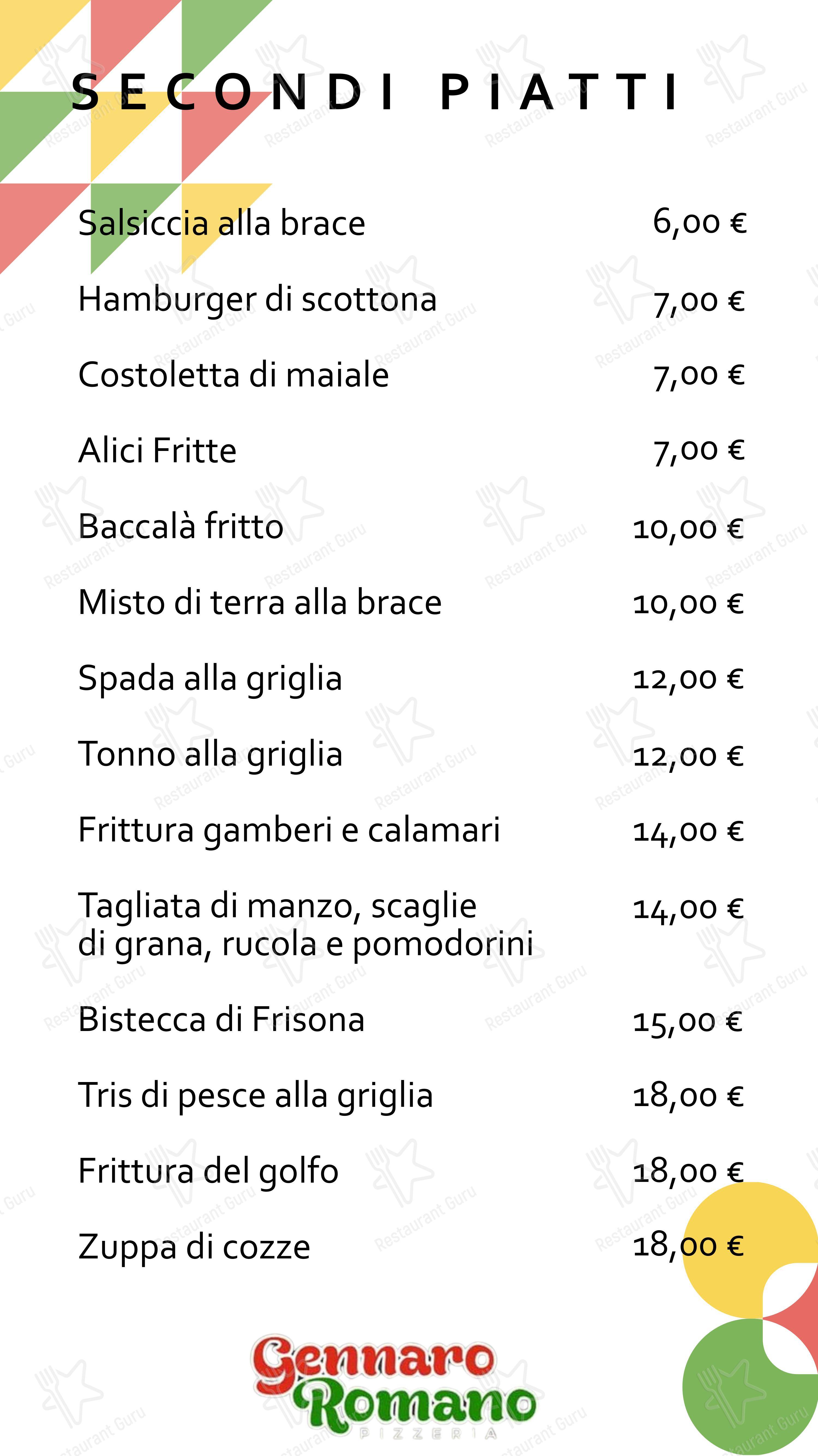 Menu bar per Napule 'e Notte in Pollena Trocchia