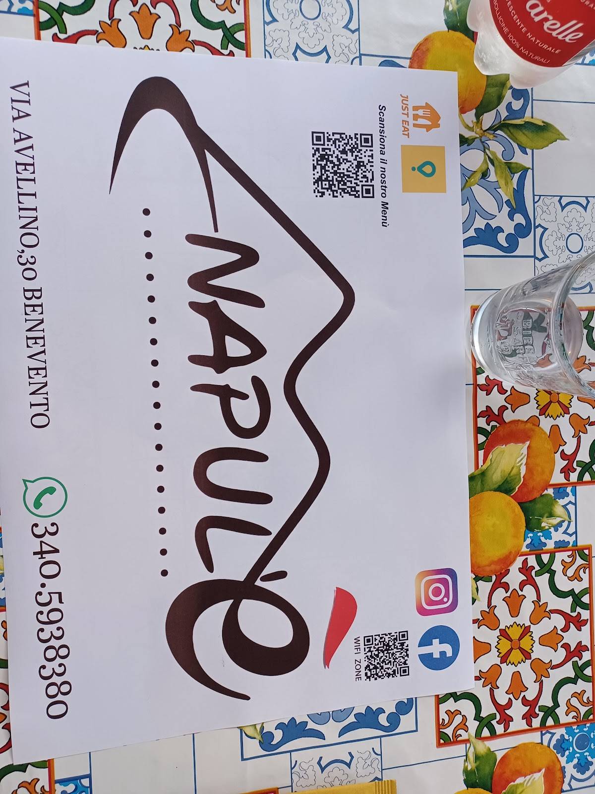 Menu di Napul'è - Pizzeria Benevento 