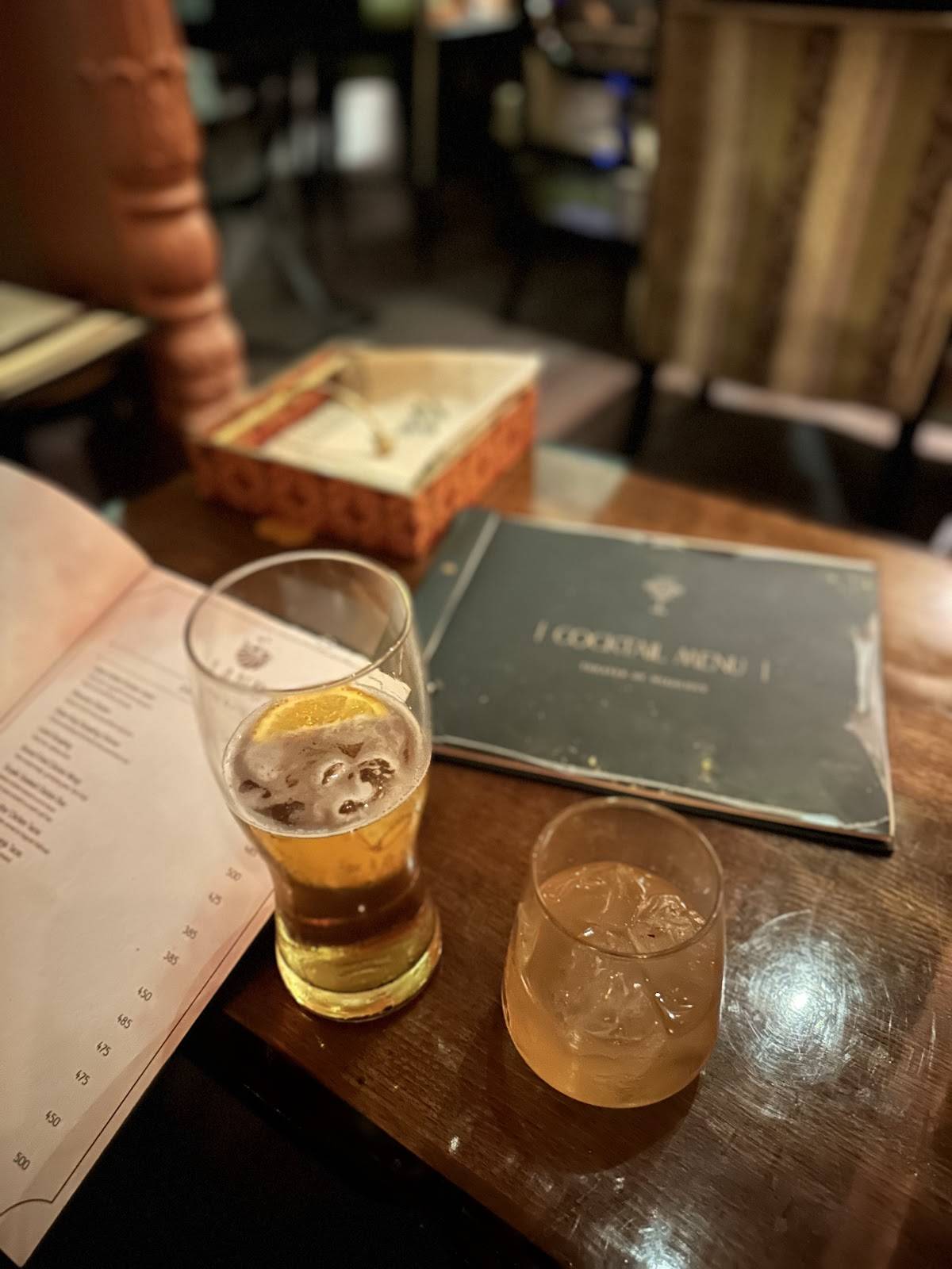 Native Cocktail Room menu