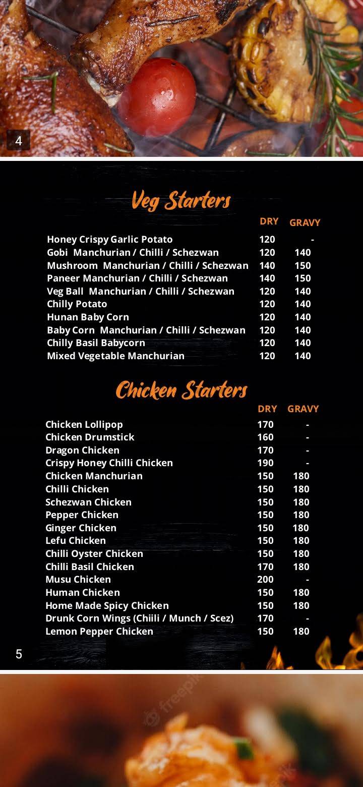 Nawab's Barbeque & Grill menu