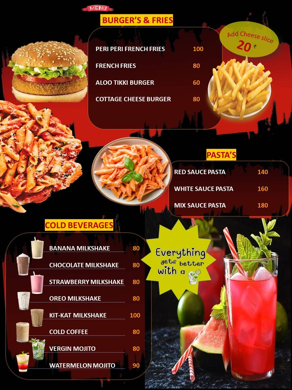 Negi's Kitchen menu