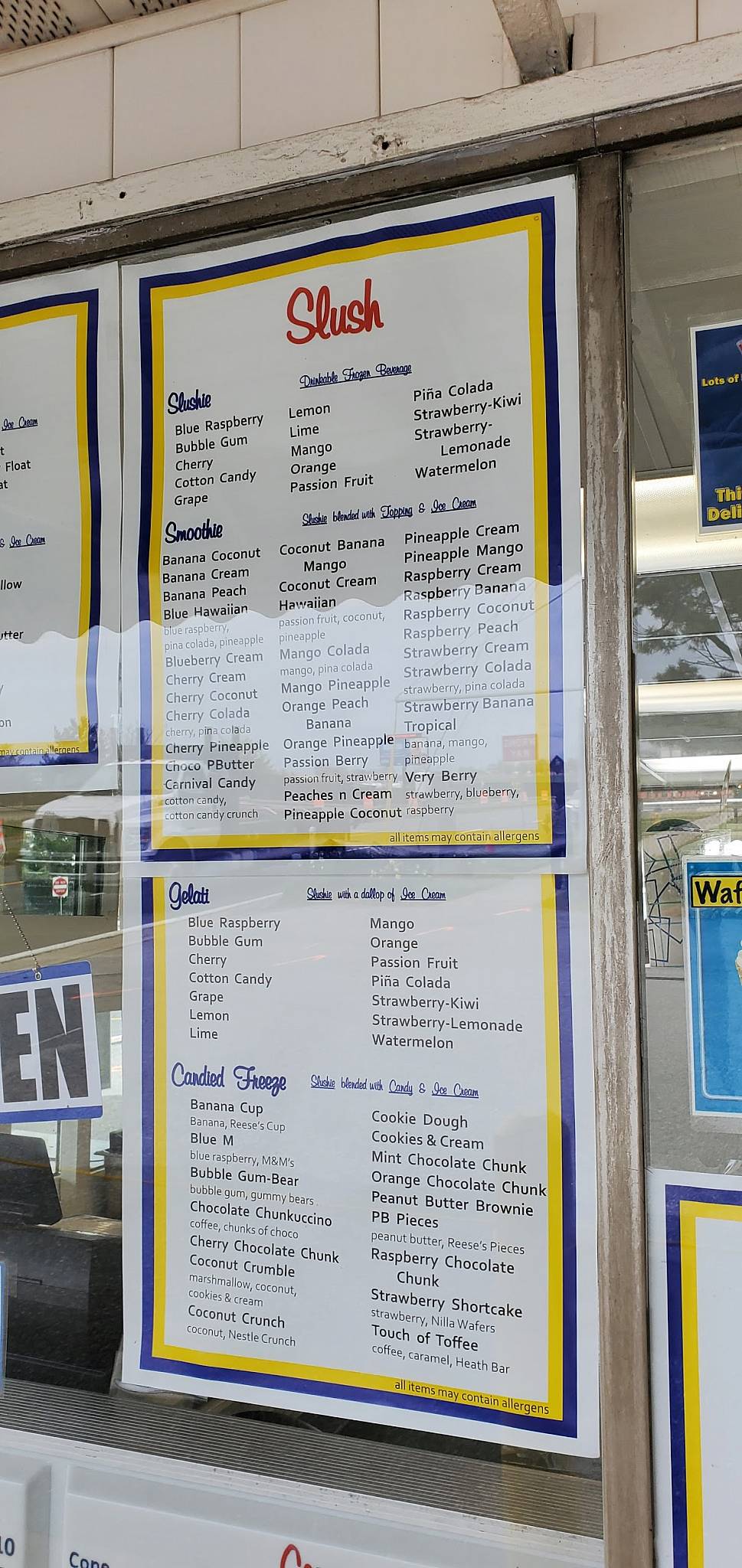 Menu at Dairy Palace fast food, New Castle