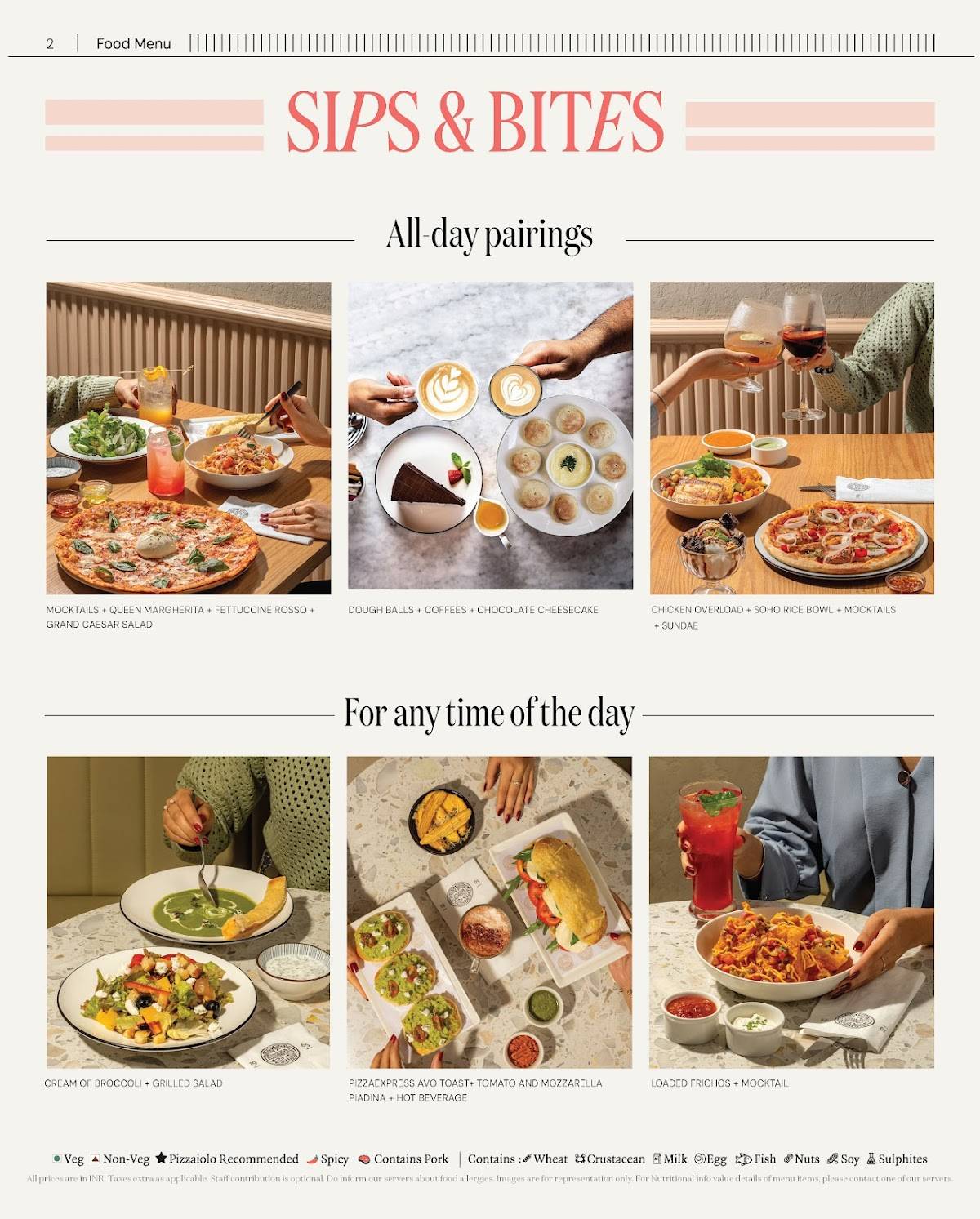 PizzaExpress menu