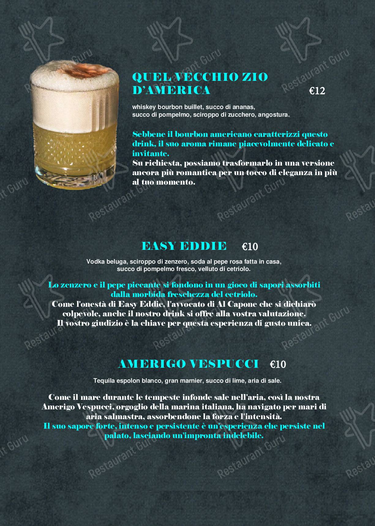 Menu di Noa Noa Cafe' Di Martinelli Fabiola - piatti e bevande