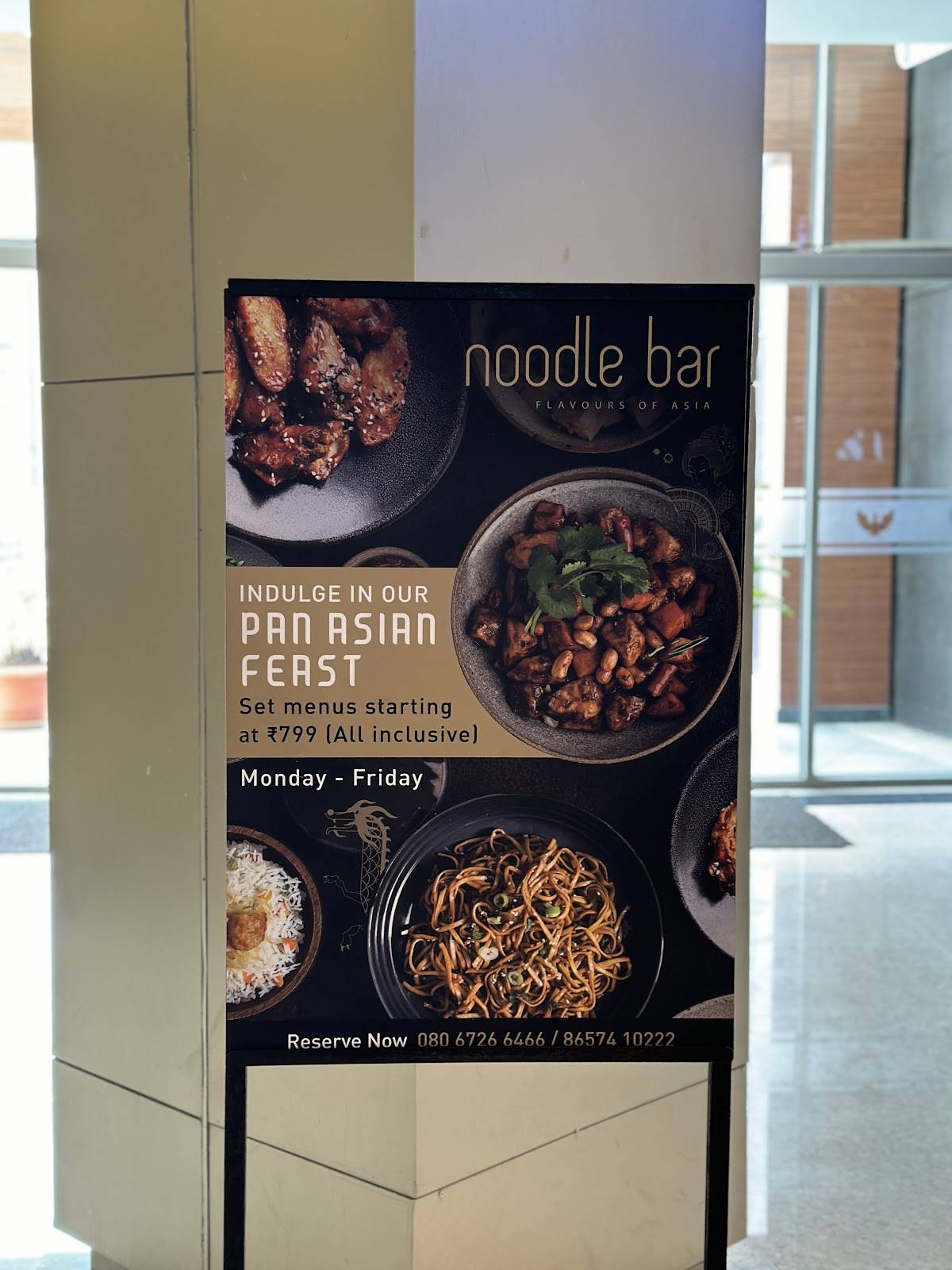 Noodle Bar menu