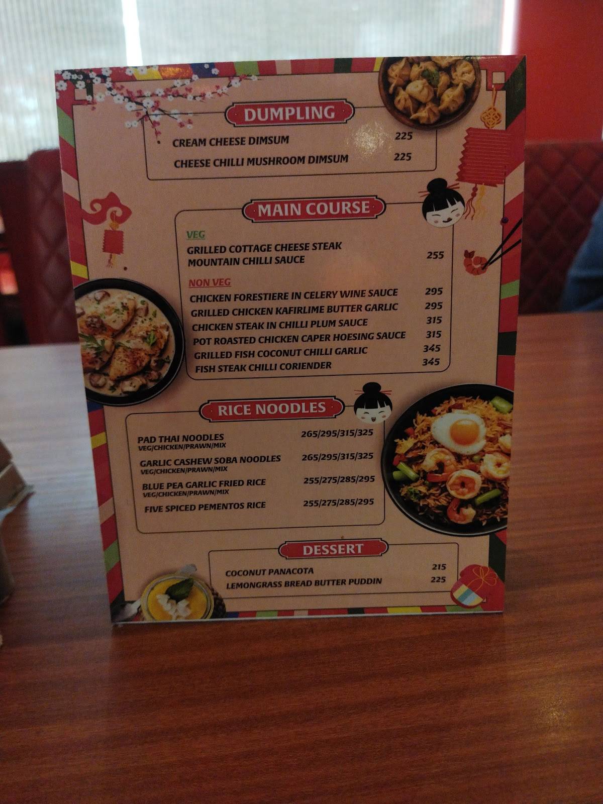 Noodle Oodle - Garia menu
