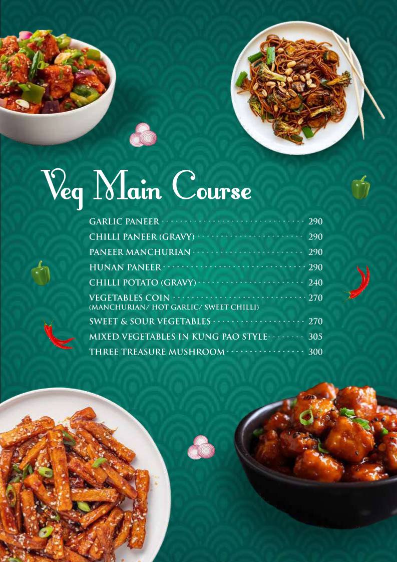 Noodle & Spice menu
