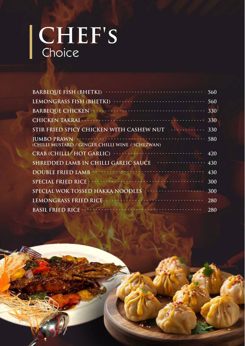 Noodle & Spice menu