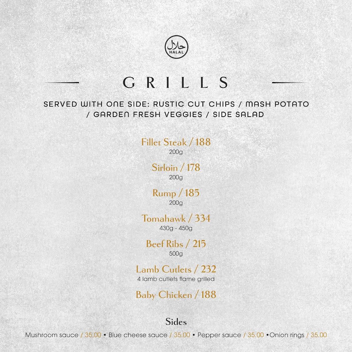 Menu at Nouveau Coffee & Grill Century City restaurant, Cape Town