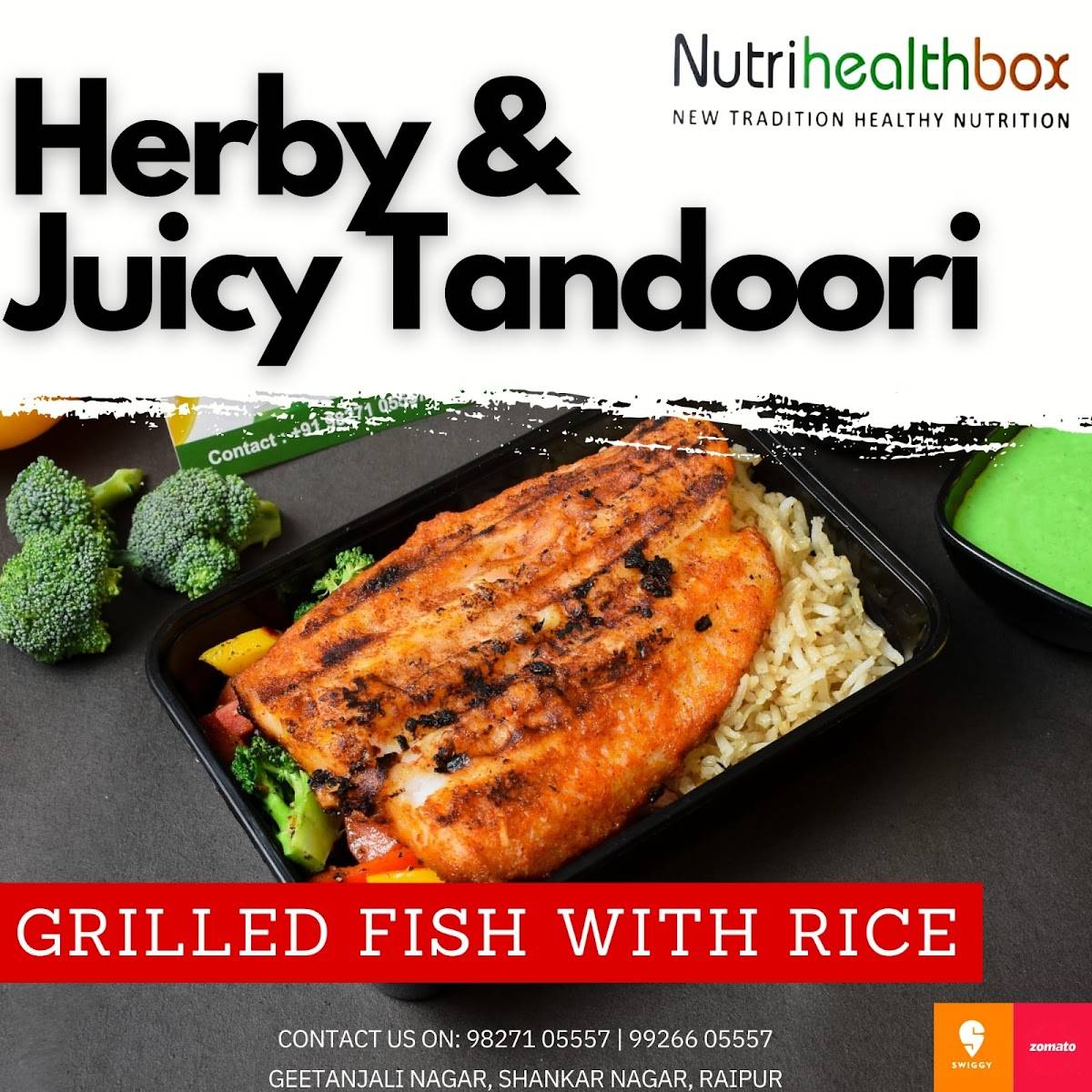 Nutrihealthbox Best healthy food and Kadaknath Chicken In Raipur menu