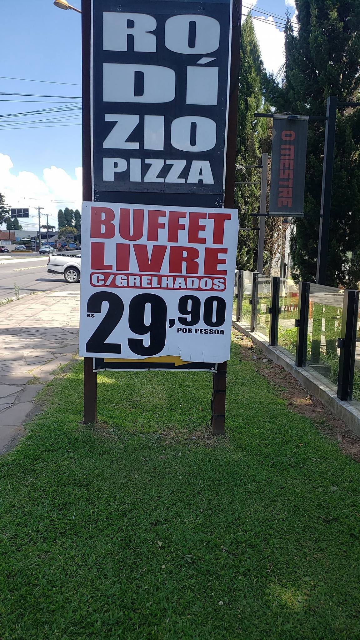 O Mestre Pizzaria cardápio