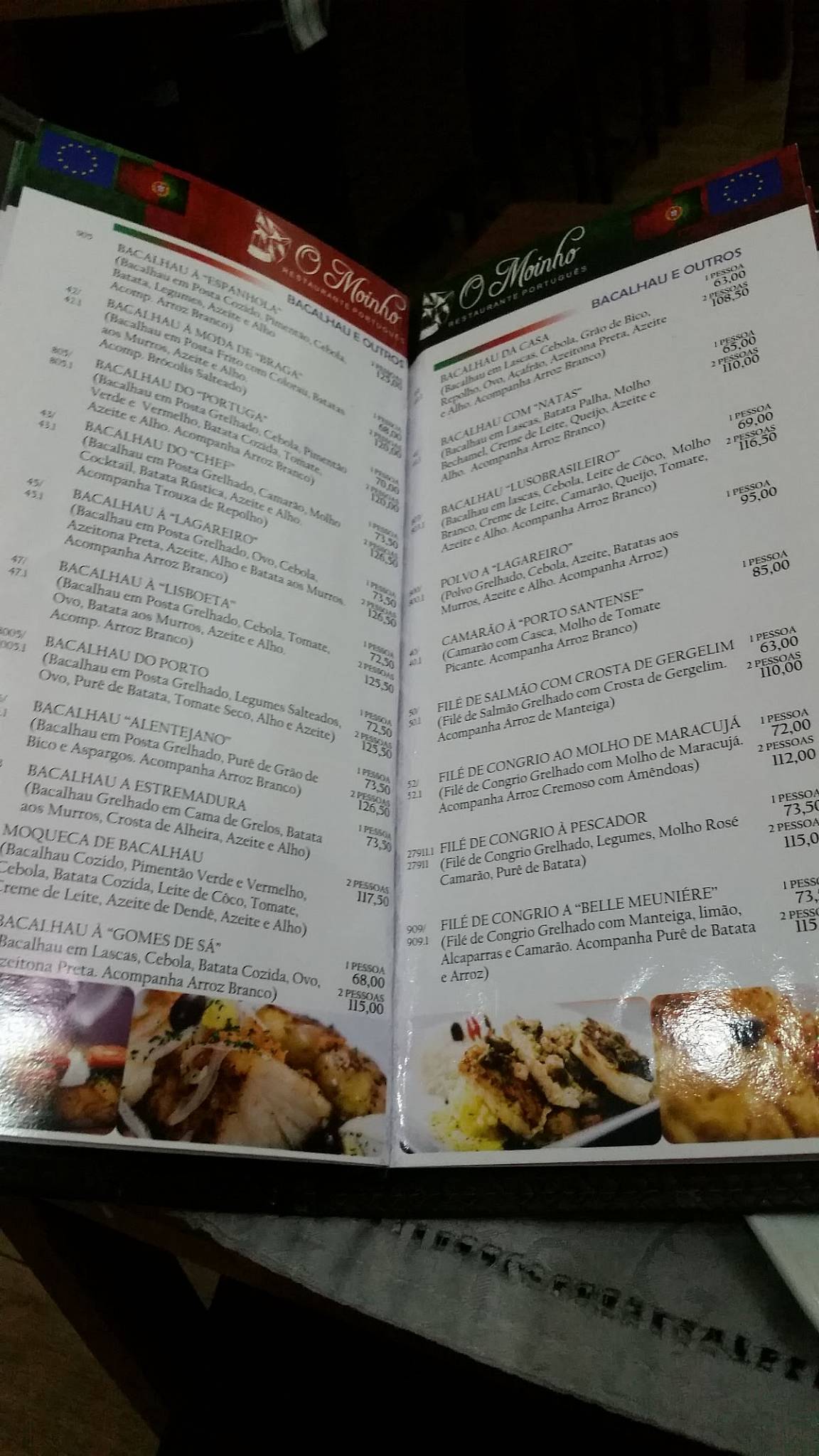 Menu Em O Moinho Restaurante Apucarana