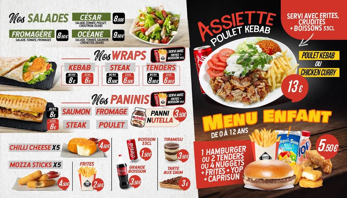 Menu de O'42